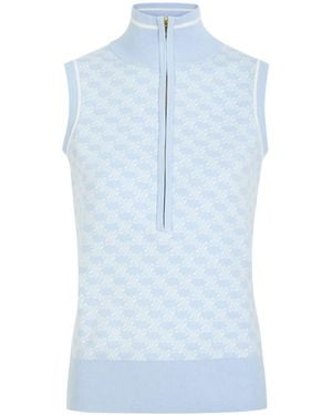 Varley Stretchy Knit Top - Blue