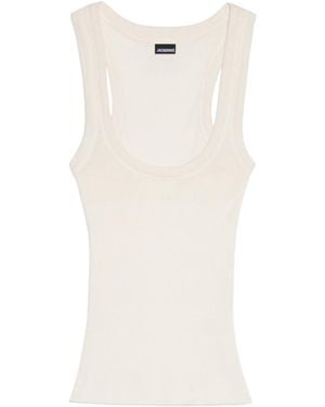 Jacquemus Sleeveless Tank Top - White