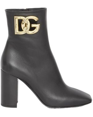 Dolce & Gabbana Jackie Ankle Boots - Black