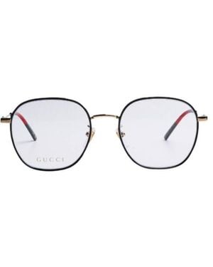 Gucci Eyewear Round-Frame Glasses - White