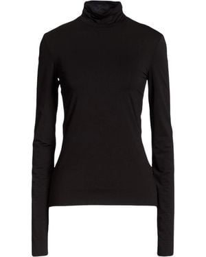 Sportmax Simple Solid-Color T-Shirt - Black