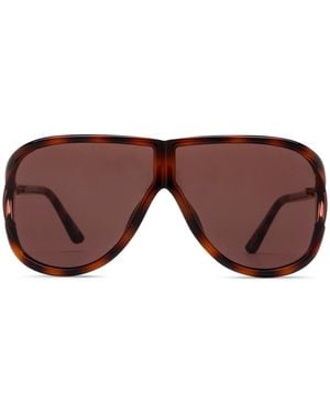 Tom Ford Eyewear Axel Pilot Frame Sunglasses - Purple