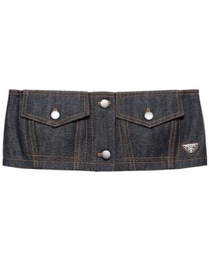 Prada Crop Top - Black