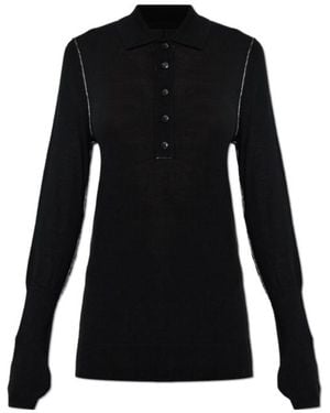 AllSaints Martel Long Sleeve Knitted Top - Grey