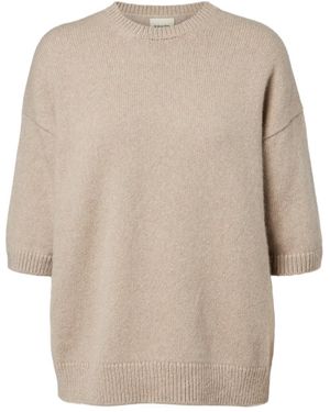 KHAITE Ares Cashmere Jumper - Natural