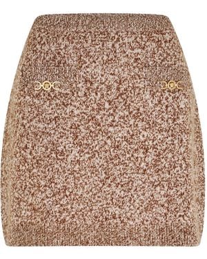 Versace Mini Skirts - Natural