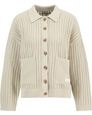 Barbour Knitted Cardigan - Natural