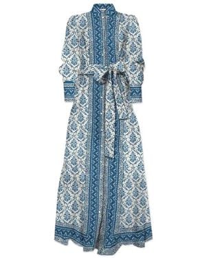 MC2 Saint Barth Long Sleeve Dress - Blue