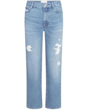 FRAME The Hang Distressed Jeans - Blue