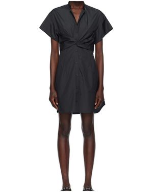 Rag & Bone Gretchen Shirt Minidress - Black