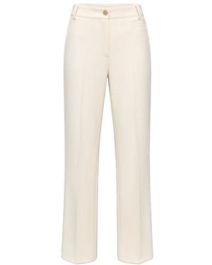 Pinko Casual Pants With Belt Loops - Natural