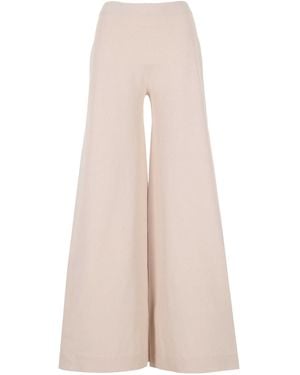 D.exterior Wide-Leg Palazzo Pants - Pink
