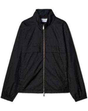 Off-White c/o Virgil Abloh Full-Zipped Wind Breaker Jacket - Black