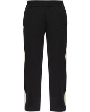 Moose Knuckles Logo-Patch Track Pants - Black