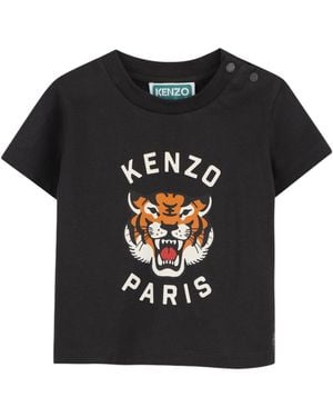 KENZO Crew Neck Short-Sleeved T-Shirt - Black