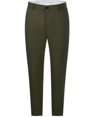 Department 5 Casual Pants With Belt Loops - Green