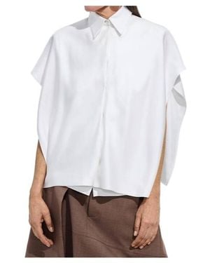 Bottega Veneta Silk Twill Shirt - White