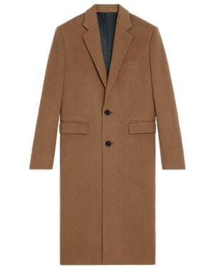 Celine Notch Collar Coat - Brown