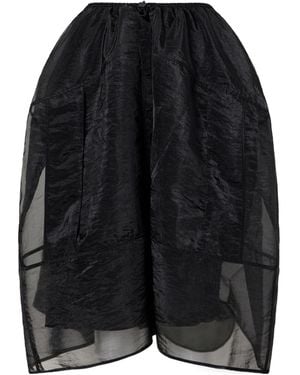 Cecilie Bahnsen Layered Design Midi Skirt - Black