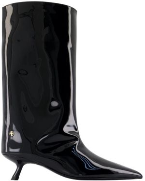 Anine Bing Hilda Heeled Boots - Black