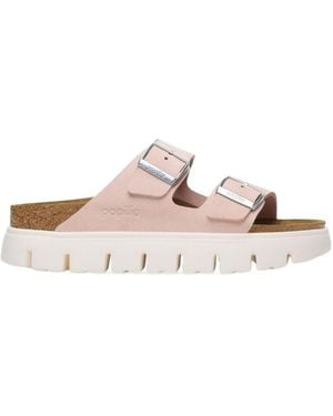 Birkenstock Arizona Double-Buckle Platform Sandals - Pink