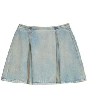 MSGM Denim Skirt - Blue