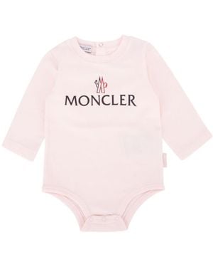 Moncler Logo Jumpsuit - Pink