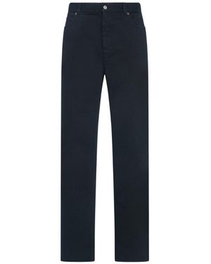 The Row Mid-Rise Five-Pocket Jeans - Blue