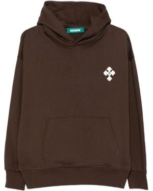 Barrow Graphic Hoodie Jumper - Brown