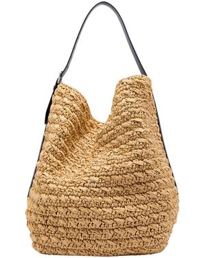 TOTEME Straw Handbag - Natural