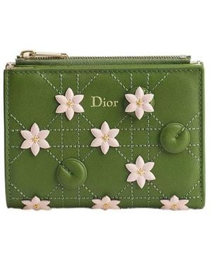 Dior Jardin Dahlia Wallet - Green