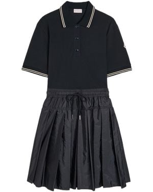 Moncler Logo Patch Dress - Black