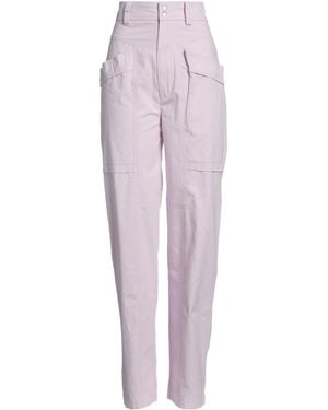 Isabel Marant Solid-Color Casual Pants - Purple