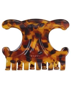 Celine Xl Hair Claw - Brown