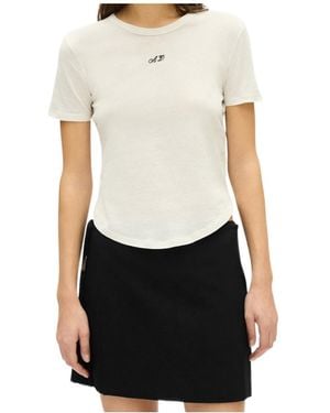 Ann Demeulemeester Floor T-Shirt - White