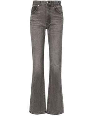 Nili Lotan Joan Flared Jeans - Grey