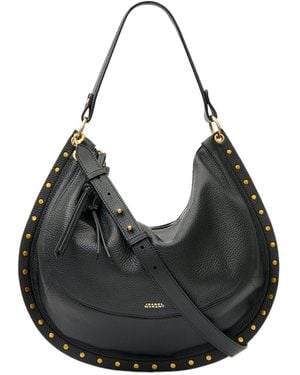 Isabel Marant Oskan Soft L Bag - Black