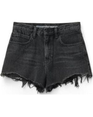 Alexander Wang Bite Denim Shorts - Black