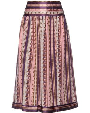 Tory Burch High Waist Skirt - Red