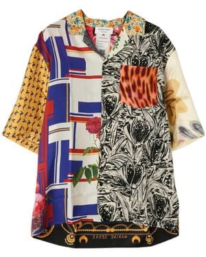 Marine Serre Short-Sleeved Shirt - Multicolour