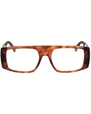 Moncler Eyewear Rectangle Frame Glasses - White