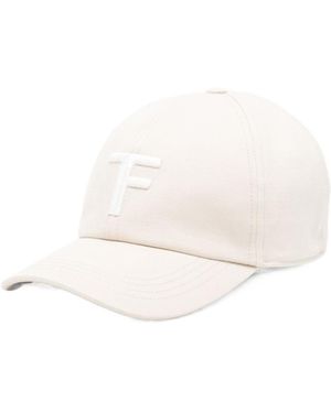 Tom Ford Logo Embossed Hat - White