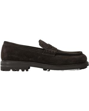 Henderson Suede Loafers - Black