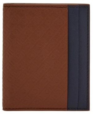 Ferragamo Ferragamo Monogram Credit Card Holder - Brown