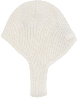 Jacquemus Knit Hat - White