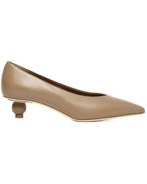 Weekend by Maxmara Pointed-Toe High Heels - Brown