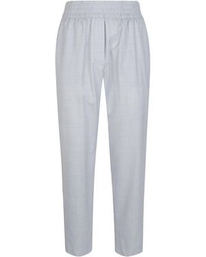 Eleventy Elastic Waistband Casual Trousers - Grey