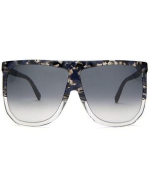 Loewe Logo Logo Sunglasses - Blue
