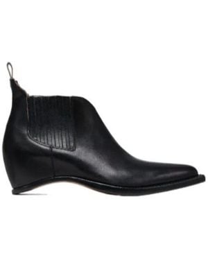 Maison Margiela Heel-Less Western Chelsea Boots - Black