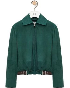 Loewe Belted Jacket - Green